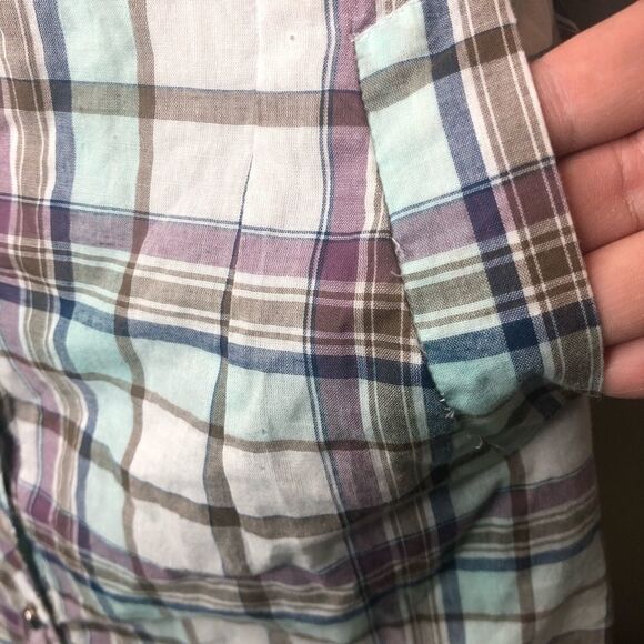 Pennington’s Plaid Button Down shirt Size  XL - Picture 4 of 10